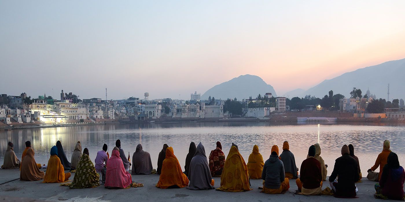 El Lago de Pushkar en India